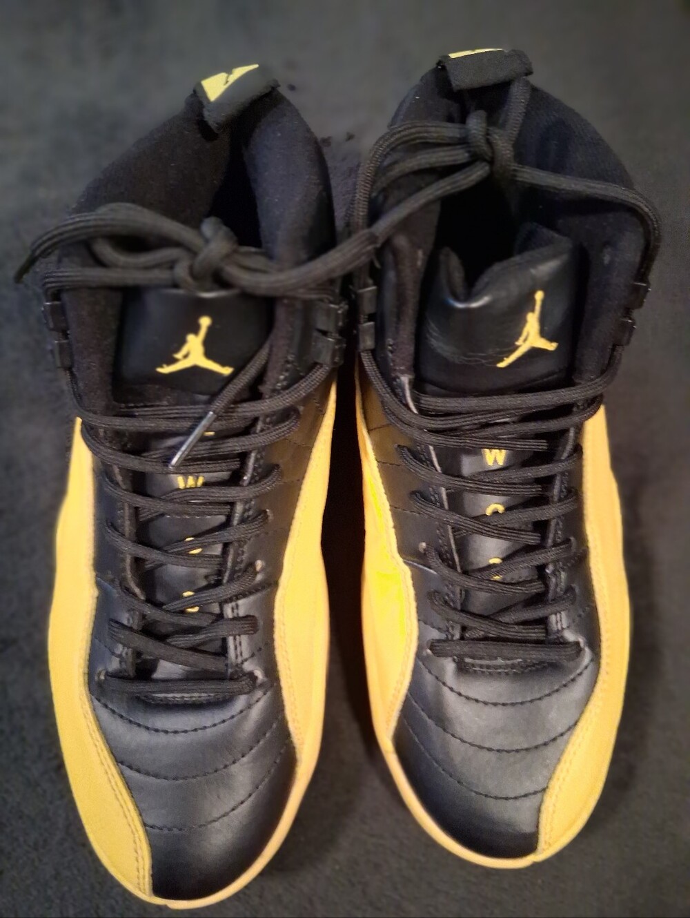 Air Jordan Men’s Athletic Shoes in Black & Yellow
